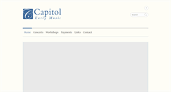 Desktop Screenshot of capitolearlymusic.org