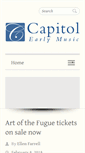 Mobile Screenshot of capitolearlymusic.org